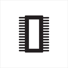 Chip processor icon