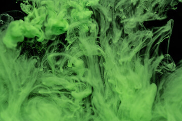 水に溶けるインク　緑