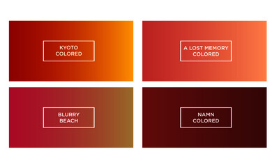 Set of gradient color background (kyoto colored, a lost memory colored, blurry colored, namn colored)