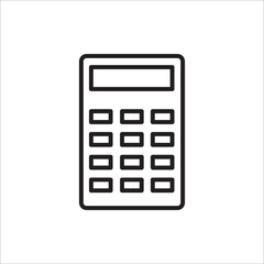 Calculator outline icon