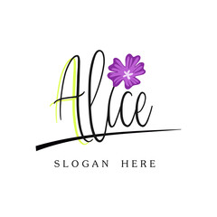 Illustration vector graphic of flower logo good for boutique, salon and spa logo