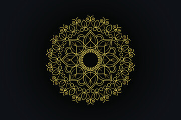 the ornamental round ornament mandala design 