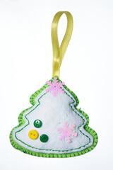 Soft toy. Christmas decorations. Handmade.