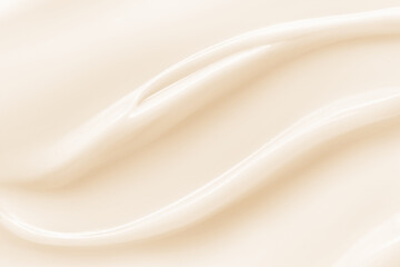 Beauty cream texture. Cosmetic lotion background. Creamy skincare product closeup - obrazy, fototapety, plakaty