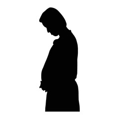 silhouette of a person