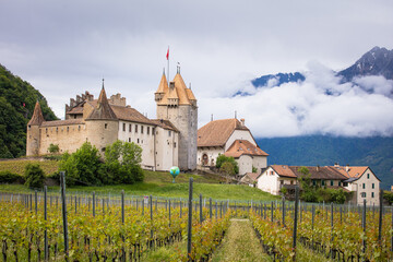 Fototapeta na wymiar Swiss castel