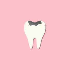 tooth with cavity