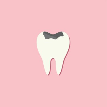 tooth with cavity