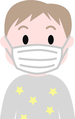 コロナ子供マスク男の子