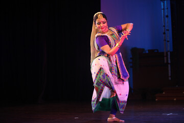 A beautiful sattriya dancer