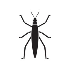 silhouette of cricket