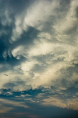 Dramatic clouds in the sky 