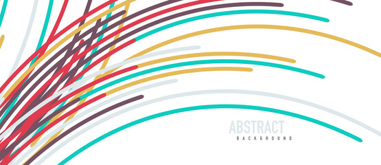 Аbstract moving colorful lines vector backgrounds for cover, placard, poster, banner or flyer