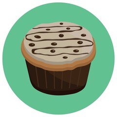 chocolate coffee cupcake