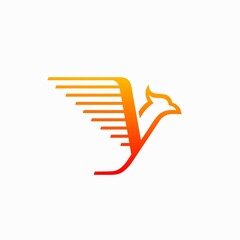 Phoenix bird that formed letter Y
