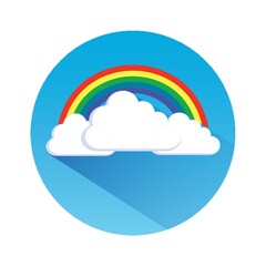 cloud and rainbow