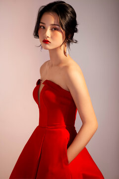 Fashionable Asian model girl