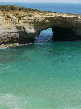 Rockbridge in ocean