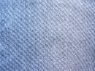 Fototapeta na wymiar Faded light blue jeans textured background
