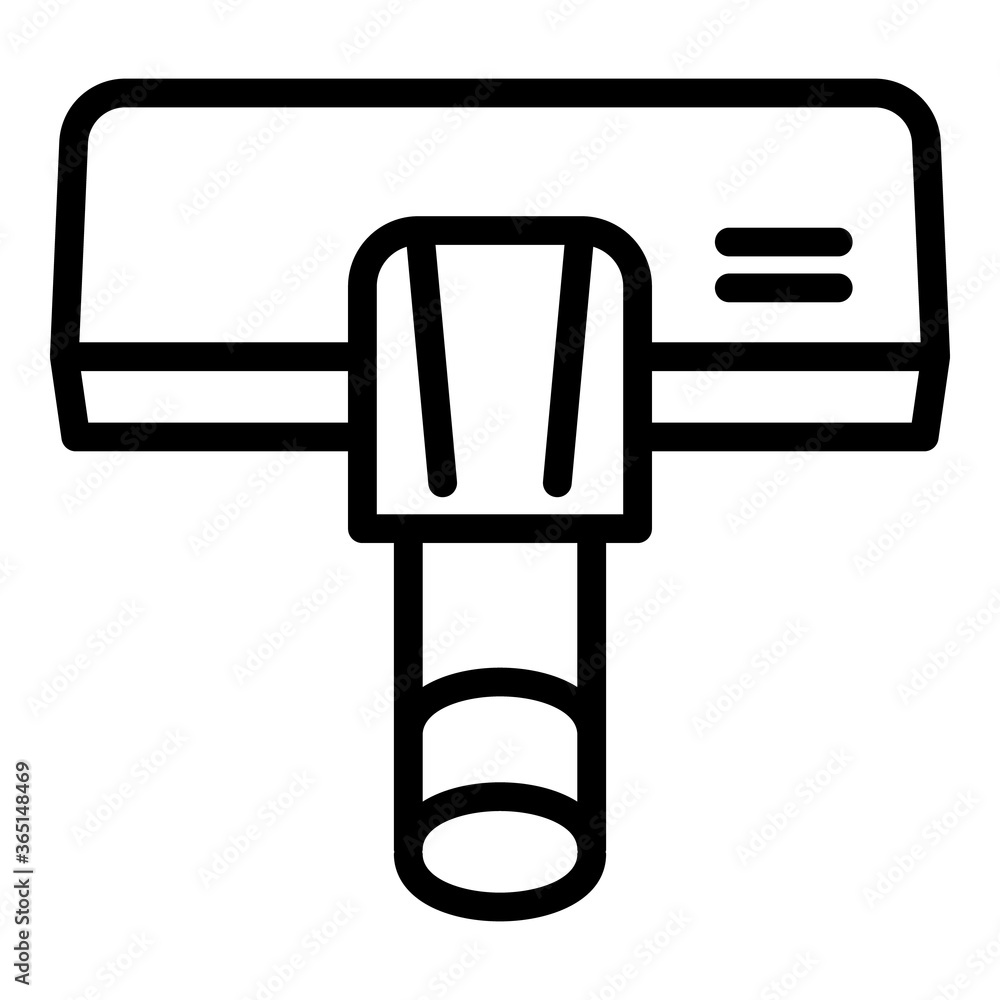 Wall mural vacuum cleaner tool icon. outline vacuum cleaner tool vector icon for web design isolated on white b