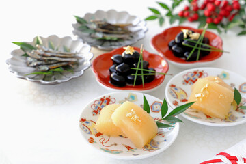 祝い肴三種 　おせち料理