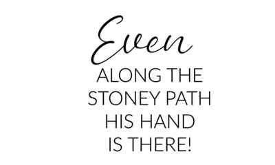 Christian faith , Typography for print or use as poster, card, flyer or T Shirt 