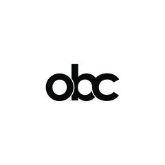 obc letter original monogram logo design
