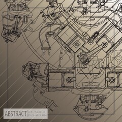 machine background design