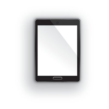 tablet with black screen