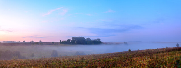 sunrise over the hills