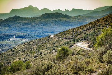 Fototapeta na wymiar Spanish mountains landscape