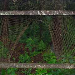  hole in the steel mesh