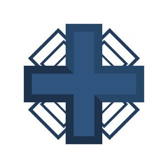 Obraz premium medical cross