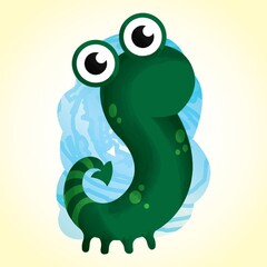 cute monster cartoon
