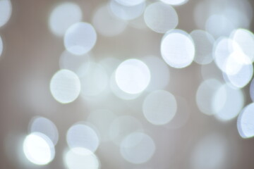 Obraz premium Blurred images from the lamp in the bedroom