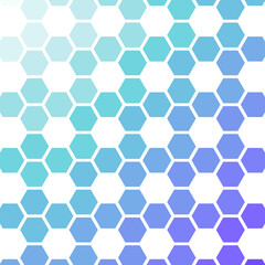 Hexagon color pattern. Abstract background