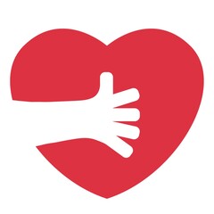 Obraz premium hand with a heart