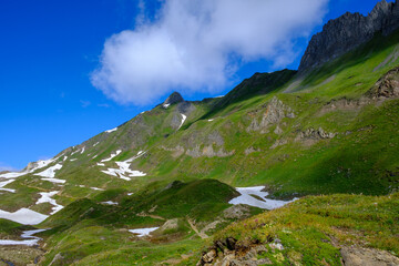 Vetta della Nufenenstock nelle Alpi Lepontine, Svizzera