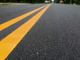 Yellow traffic line color For the safety of traveling
