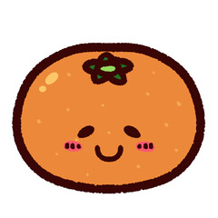 かわいいミカンのキャラクター