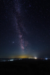 Astrophotography night sky milky way galaxy