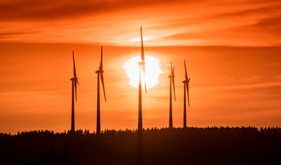 Obraz premium windkraft