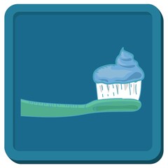 toothbrush with paste