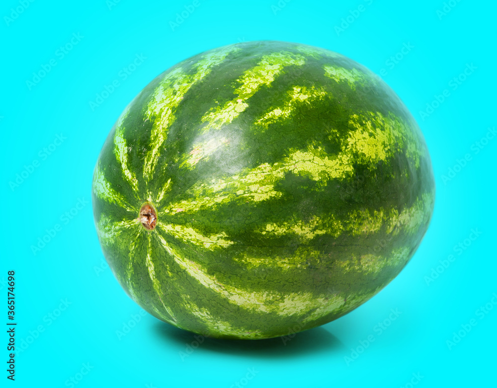 Poster One watermelon isolated