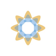 Obraz premium geometric flower design