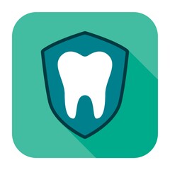 tooth with shield