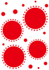 飛沫とウイルスのイメージのシンプルなデザインのフレーム イラスト ベクター	