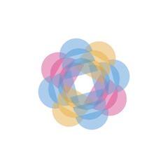 geometric flower design