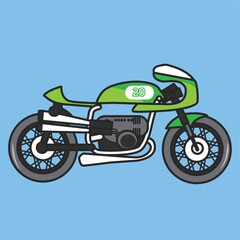 Obraz premium sports motorbike