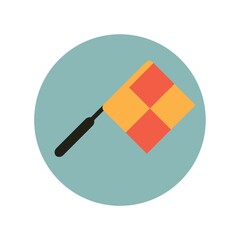 soccer referee flag